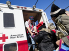A member of the Red Cross distributes food to residents of Coney Island affected by Superstorm Sandy in the Brooklyn, N.Y., on Nov. 9. A member of the Red Cross distributes food to residents of Coney Island affected by Superstorm Sandy in the Brooklyn, N.Y., on Nov. 9.