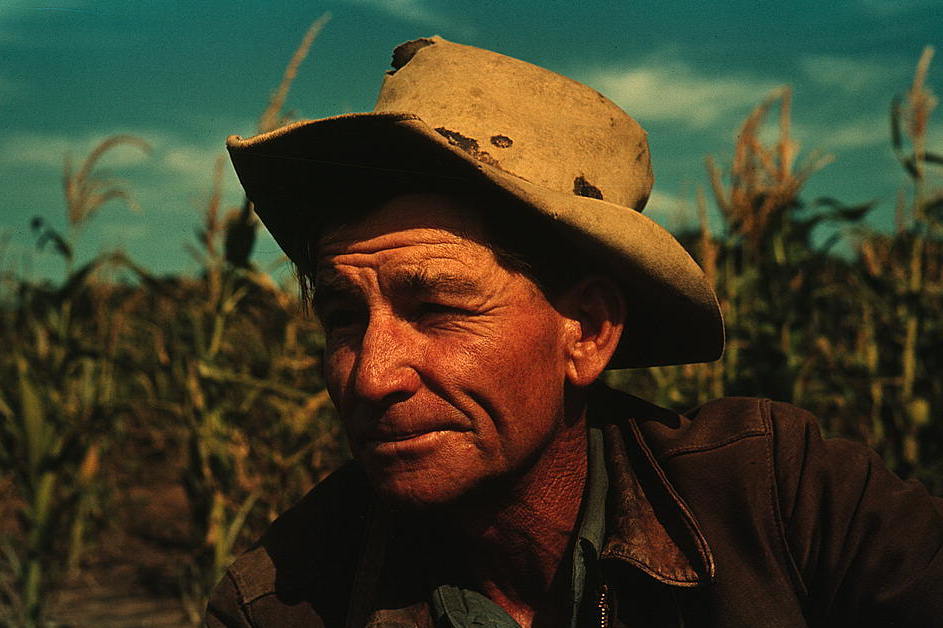 Jim Norris, homesteader, Pie Town, 1940