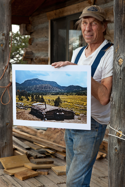 Stanley King, a cabin builder