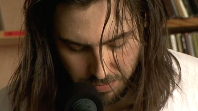 Andrew W.K.; credit: Becky Lettenberger/NPR Andrew W.K.; credit: Becky Lettenberger/NPR