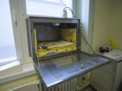 A baby hatch that is fixed in a window at Waldfriede Hospital in Berlin. Mothers can bring unwanted babies and leave them anonymously. Baby boxes are a revival of the medieval "foundling wheels," where unwanted infants were left in revolving church doors. A baby hatch that is fixed in a window at Waldfriede Hospital in Berlin. Mothers can bring unwanted babies and leave them anonymously. Baby boxes are a revival of the medieval "foundling wheels," where unwanted infants were left in revolving church doors.