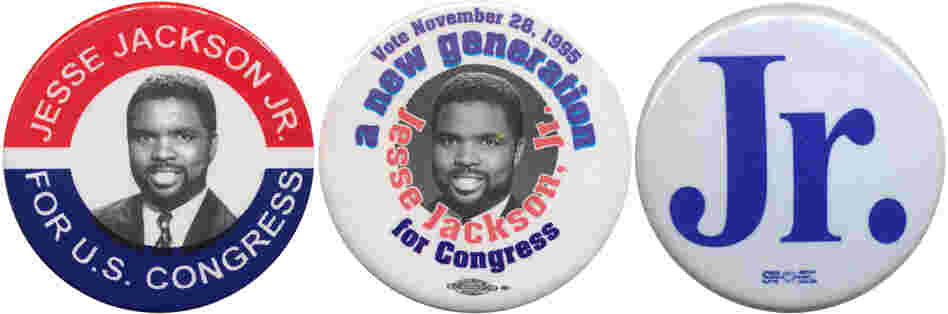 Jackson was first elected to Congress in 1995. In his 2012 race, "Junior" was sufficient. Jackson was first elected to Congress in 1995. In his 2012 race, "Junior" was sufficient.