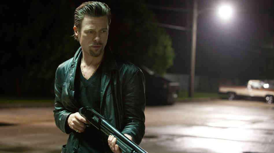 Brad Pitt's Jackie Cogan is a midlevel mob enforcer in Killing Them Softly, adapted by Andrew Dominik from the 1974 novel Cogan's Trade. Brad Pitt's Jackie Cogan is a midlevel mob enforcer in Killing Them Softly, adapted by Andrew Dominik from the 1974 novel Cogan's Trade.