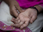 A bullet went through 13-year-old Shazia Ramazan's hand when a Taliban gunman opened fire on Malala Yousafzai and other schoolgirls in a van in Pakistan last month. A bullet went through 13-year-old Shazia Ramazan's hand when a Taliban gunman opened fire on Malala Yousafzai and other schoolgirls in a van in Pakistan last month.