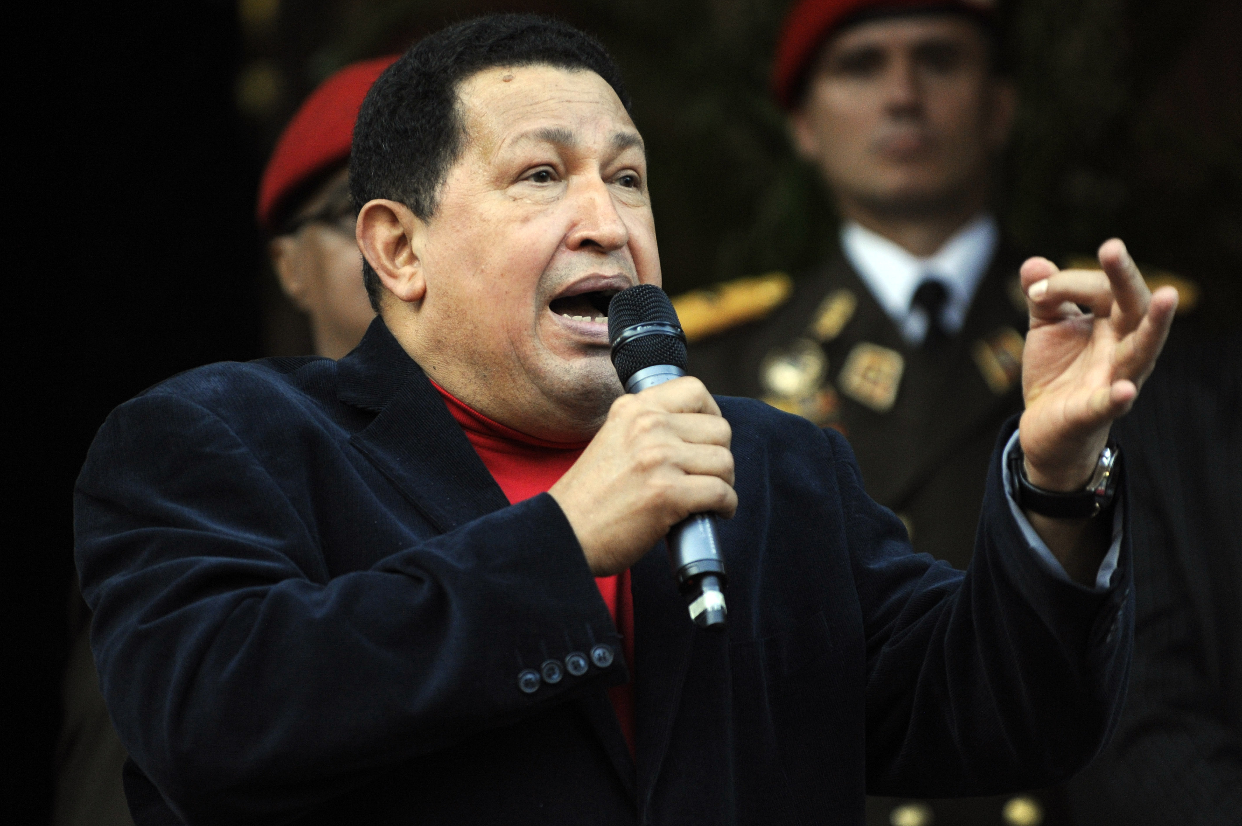 Venezuelan President Hugo Chavez speaks on November 1. Venezuelan President Hugo Chavez speaks on November 1.