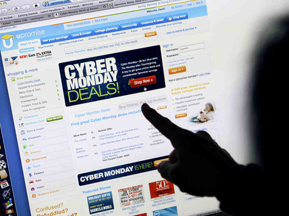 Online shopping during Cyber Monday rose more than 28 percent from a year ago, according to IBM Benchmark.