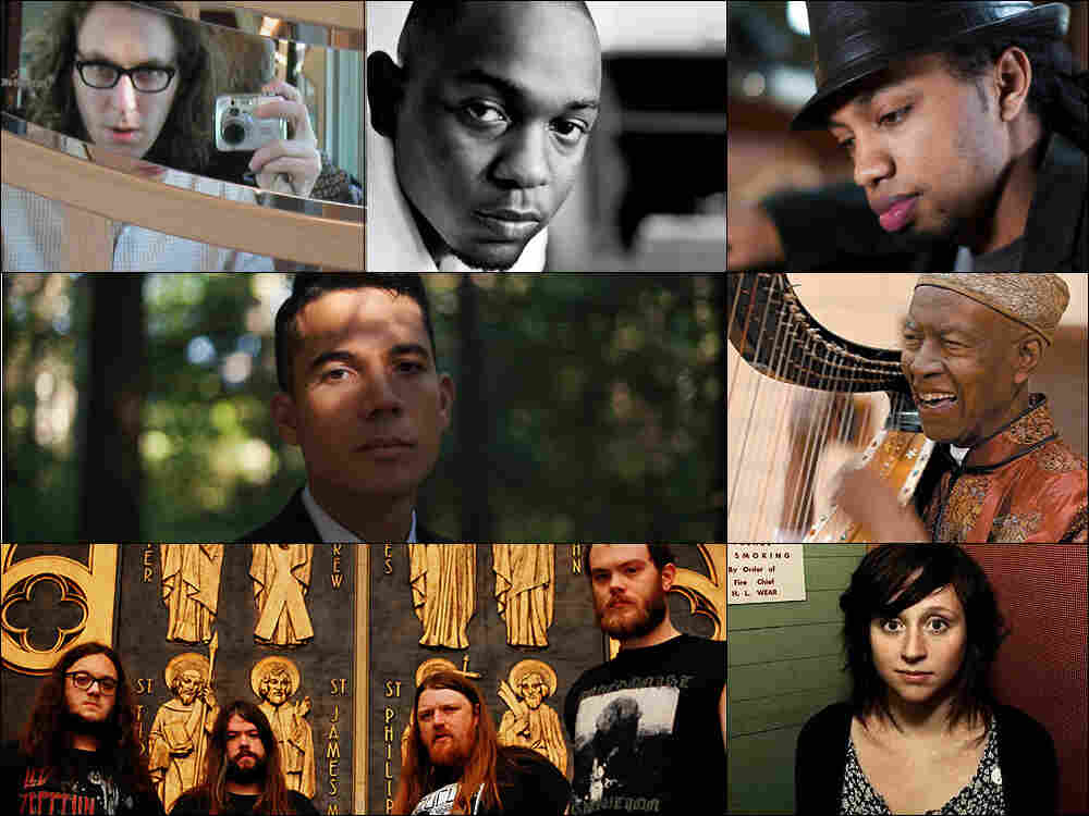 Clockwise from upper left: Acid Pauli, Kendrick Lamar, Samuel Yirga, Kelan Philip Cohran, Waxahatchee, Pallbearer, Matthew Dear Clockwise from upper left: Acid Pauli, Kendrick Lamar, Samuel Yirga, Kelan Philip Cohran, Waxahatchee, Pallbearer, Matthew Dear