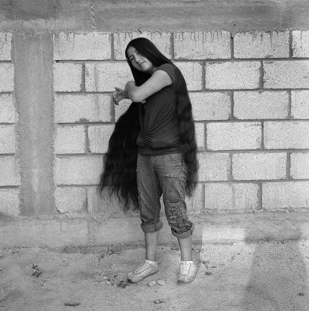 A Salvadoran migrant at the Hermanos en El Camino migrant shelter, Ixtepec. June 2009.