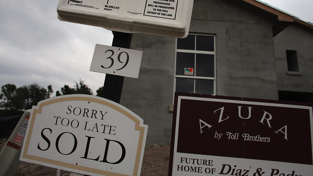A sold sign at a housing development in Boca Raton, Fla., earlier this month.