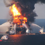The Deepwater Horizon oil rig burned on April 21, 2010.