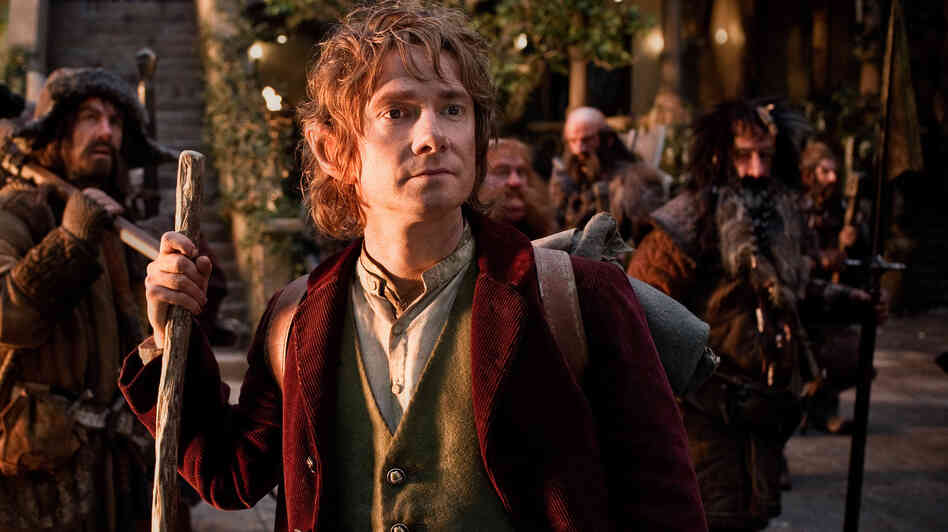 Bilbo Baggins (Martin Freeman) takes a fantastic adventure across Middle-earth in Peter Jackson's prequel to his Lord of the Rings trilogy. Bilbo Baggins (Martin Freeman) takes a fantastic adventure across Middle-earth in Peter Jackson's prequel to his Lord of the Rings trilogy.