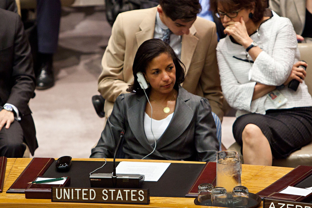 Susan E. Rice, U.S. ambassador to the United Nations, attends a U.N. Security Council meeting in August.