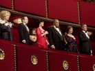 Honorees (from left) James Levine, Elizabeth Taylor, Paul Simon, Chita Rivera and James Earl Jones stand beside first lady Laura Bush and President George W. Bush during the 25th Kennedy Center Honors in 2002. Rivera was the last Hispanic recipient of the award. Honorees (from left) James Levine, Elizabeth Taylor, Paul Simon, Chita Rivera and James Earl Jones stand beside first lady Laura Bush and President George W. Bush during the 25th Kennedy Center Honors in 2002. Rivera was the last Hispanic recipient of the award.