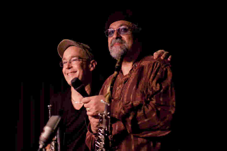Joe Lovano (right) and Dave Douglas.