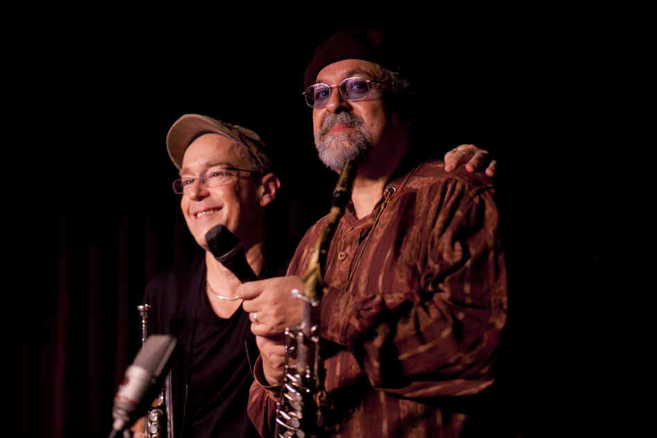 Joe Lovano (right) and Dave Douglas.