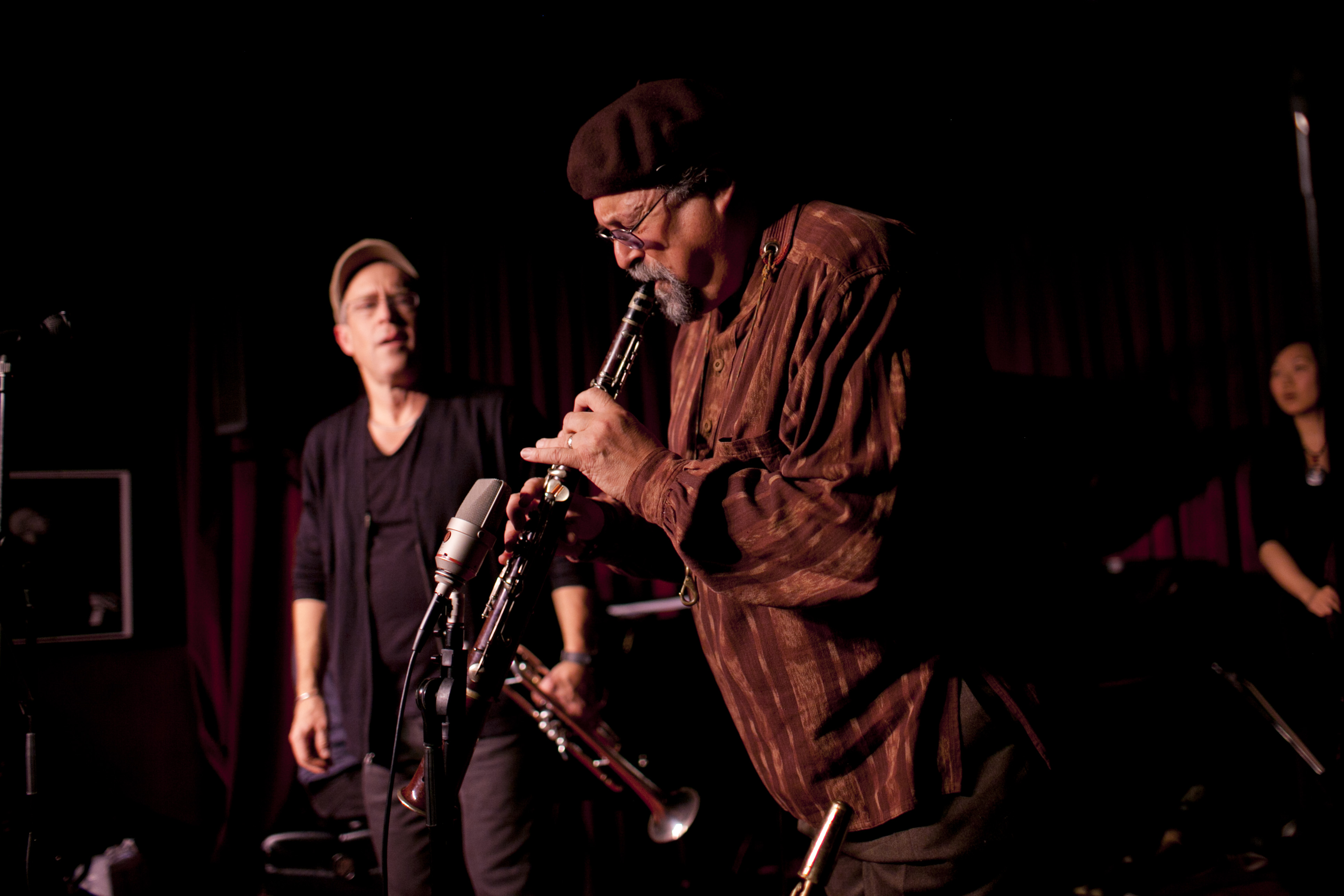 Joe Lovano brought his tarogato, a Hungarian clarinet-like instrument.