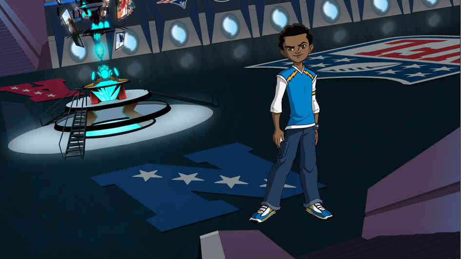 Eleven-year-old Ish Taylor is charged with protecting the NFL — and the world — from a scheming supervillain in NFL Rush Zone: Season of the Guardians. Eleven-year-old Ish Taylor is charged with protecting the NFL — and the world — from a scheming supervillain in NFL Rush Zone: Season of the Guardians.