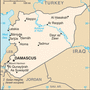 Map of Syria.