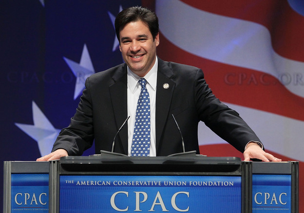 Rep. Raul Labrador (R-ID), speaks at the Conservative Political Action conference in February.