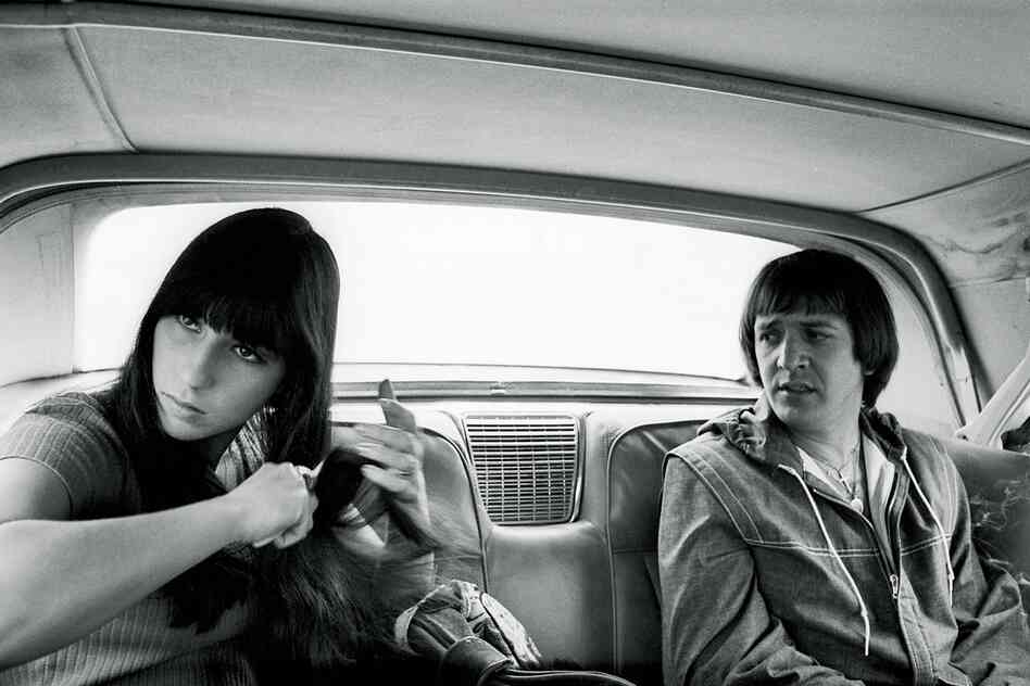 Sonny and Cher, 1966. "I truly lucked out with the kind of access that almost no longer exists. 'I Got You Babe' had been a number one hit in the summer of 1965, but the sassy, animated couple — Sonny was 34, Cher was 19 — couldn't have been more cooperative, friendly, and open."