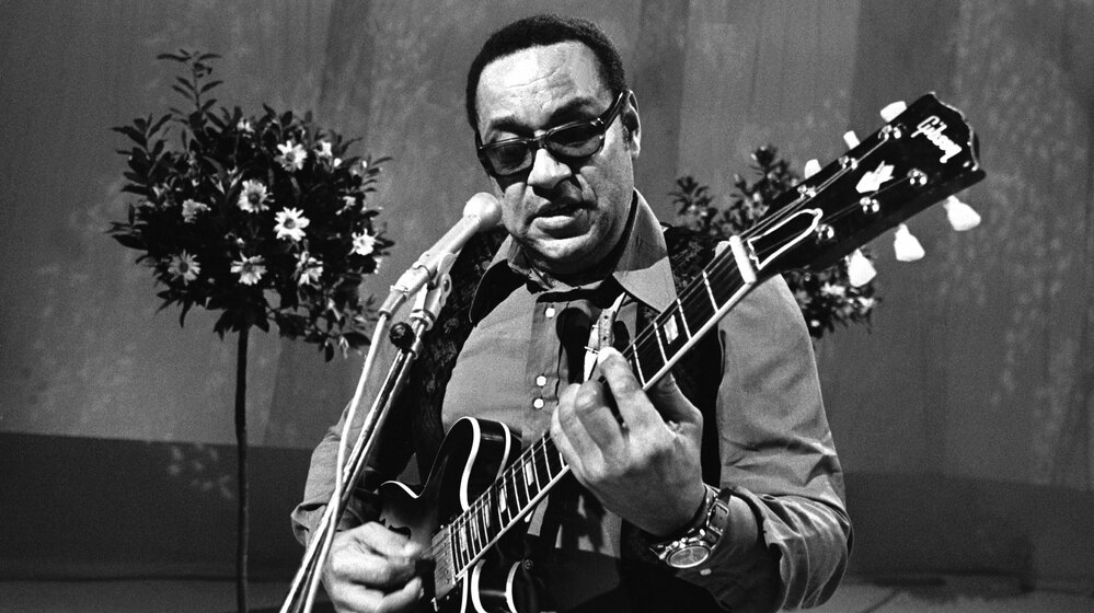 Mickey Baker in Copenhagen in 1975.