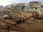 Archaeologists call an excavation site on Istanbul's southern shore the world's largest shipwreck collection. The area, unearthed during construction of a railway station, was once a Byzantine-era port that harbored cargo and military vessels, and received goods from around the Mediterranean. Archaeologists call an excavation site on Istanbul's southern shore the world's largest shipwreck collection. The area, unearthed during construction of a railway station, was once a Byzantine-era port that harbored cargo and military vessels, and received goods from around the Mediterranean.