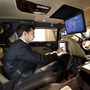 The 2013 Bentley Mulsanne features drop-down iPad workstations. More cars are being outfitted to operate as mobile offices.