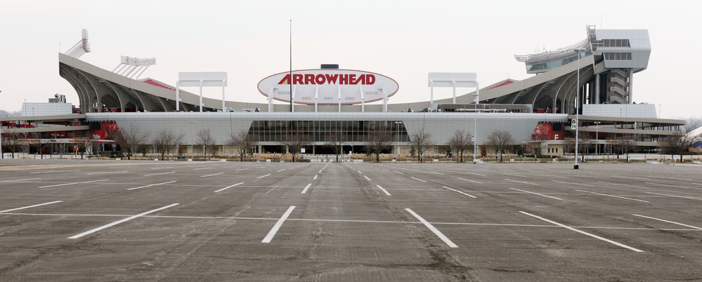 Arrowhead Stadium in Kansas City, Mo.