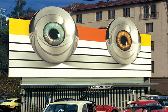 Landau cites this billboard for the movie Tommy (based on the record by The Who) as one of his favorites. It created a stir at the time, he says, because there was no text -- just "these science fiction eyes staring at you," says Landau. "There was no limit to the money or creativity at that point."