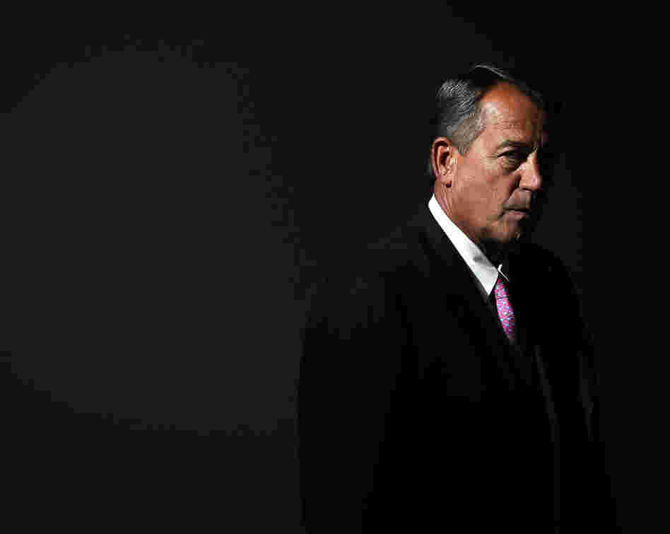 Speaker of the House Rep. John Boehner arrives for a news conference in November.
