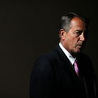 Speaker of the House Rep. John Boehner arrives for a news conference in November.
