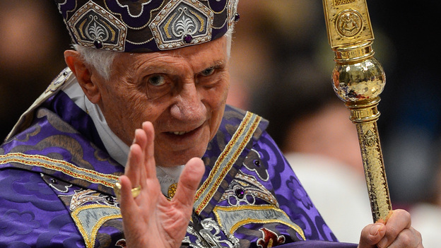 Pope Benedict XVI. He'll be spreading the word on Twitter. (AFP/Getty Images)