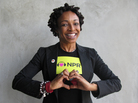 Siedah Garrett at NPR West. Siedah Garrett at NPR West.