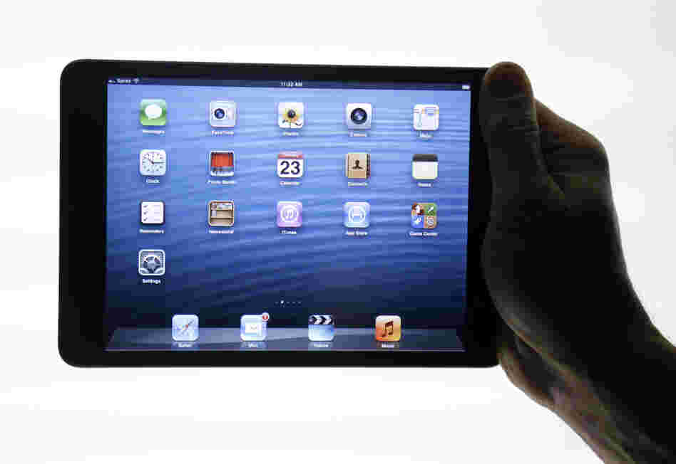 The iPad Mini is shown in San Jose, Calif., in October. Apple has priced its new, smaller iPad starting at $329, well above the competition. The iPad Mini is shown in San Jose, Calif., in October. Apple has priced its new, smaller iPad starting at $329, well above the competition.