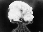 The mushroom cloud of the first atomic explosion at Trinity test site in the southern New Mexico desert on July 16, 1945. The mushroom cloud of the first atomic explosion at Trinity test site in the southern New Mexico desert on July 16, 1945.