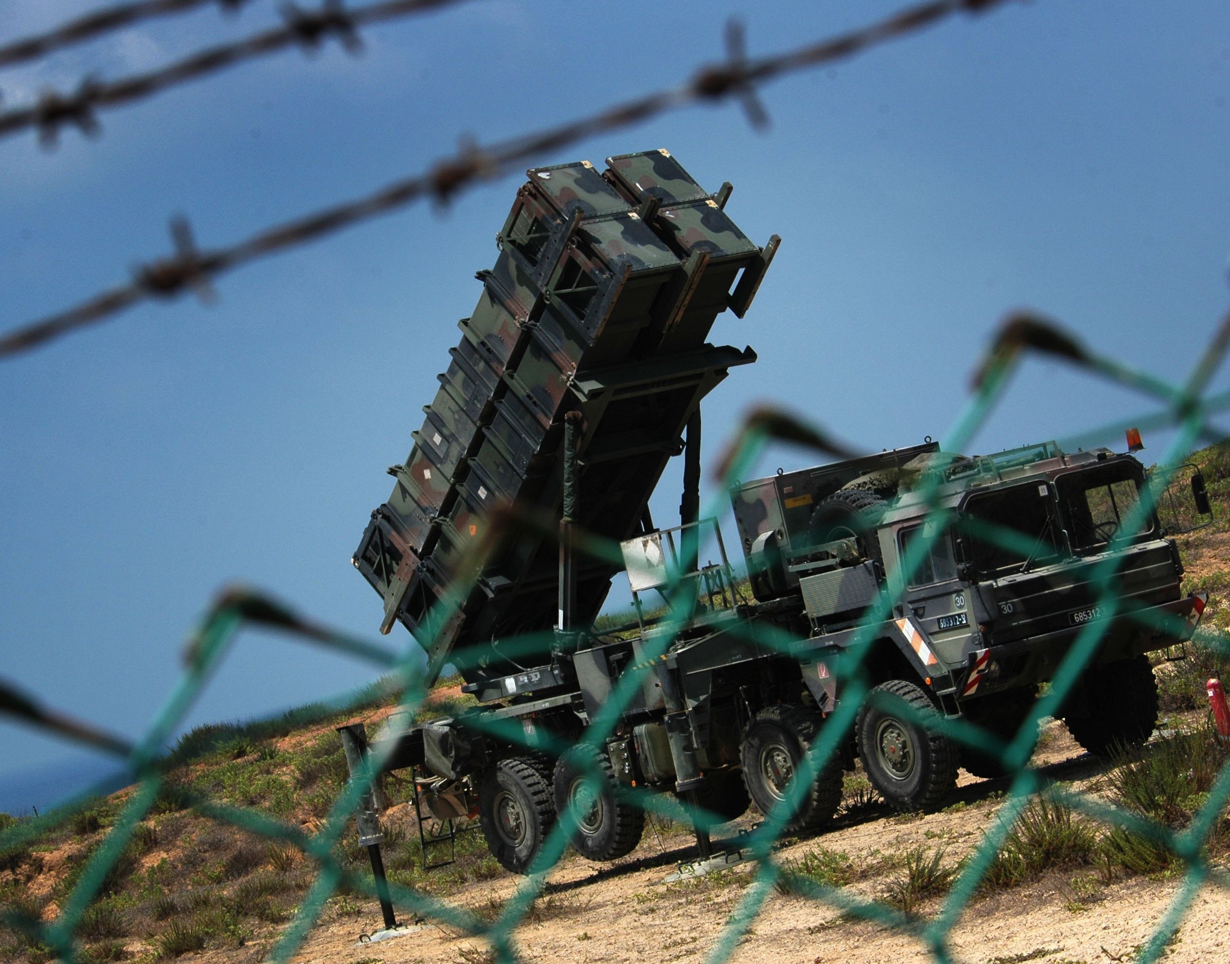 An Israeli army Patriot missile battery is deployed at an unidentified base in central Israel. An Israeli army Patriot missile battery is deployed at an unidentified base in central Israel.