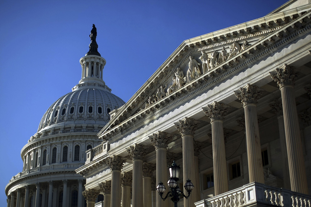 The Senate side of the U.S. Capitol.