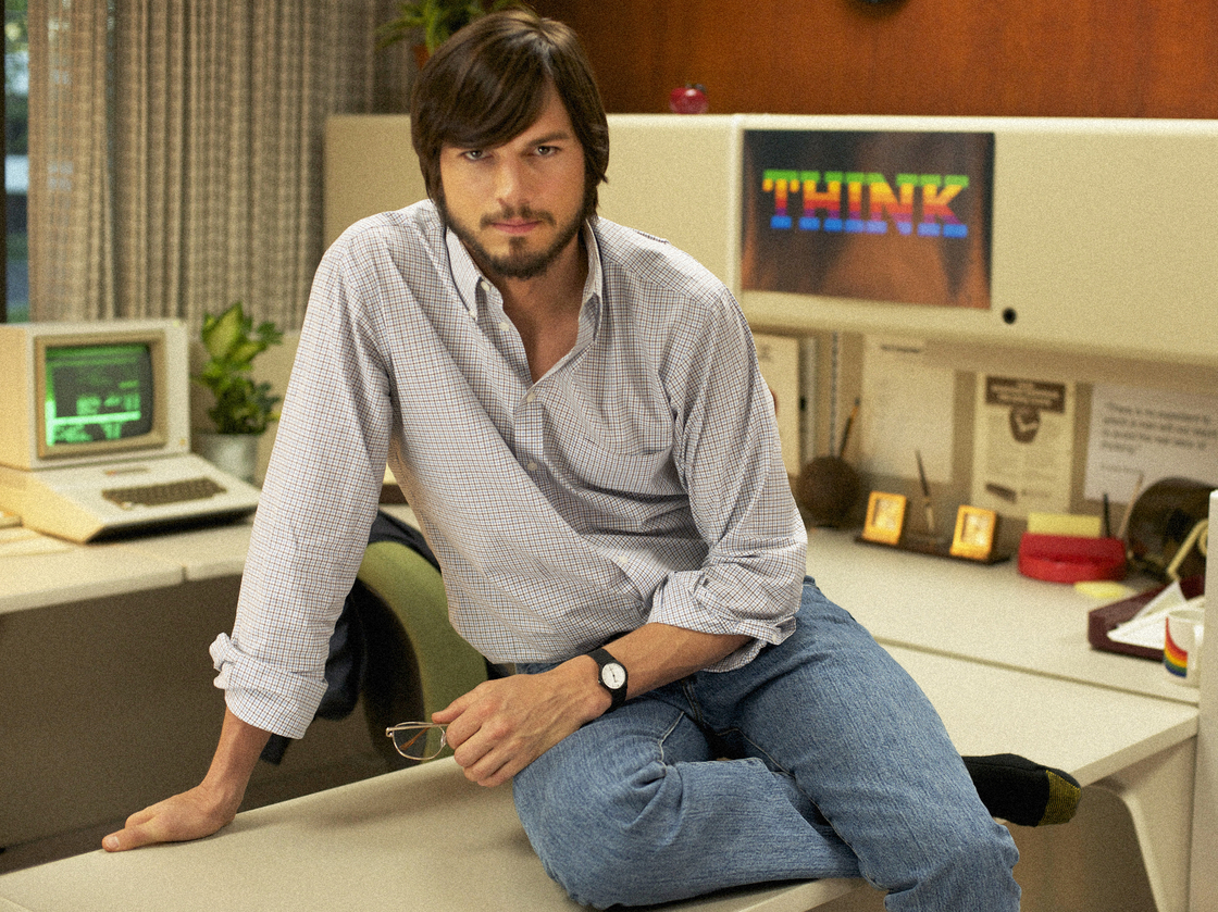 Ashton Kutcher as Steve Jobs in jOBS, directed by Joshua Michael Stern, which will close the Sundance Film Festival in January.
