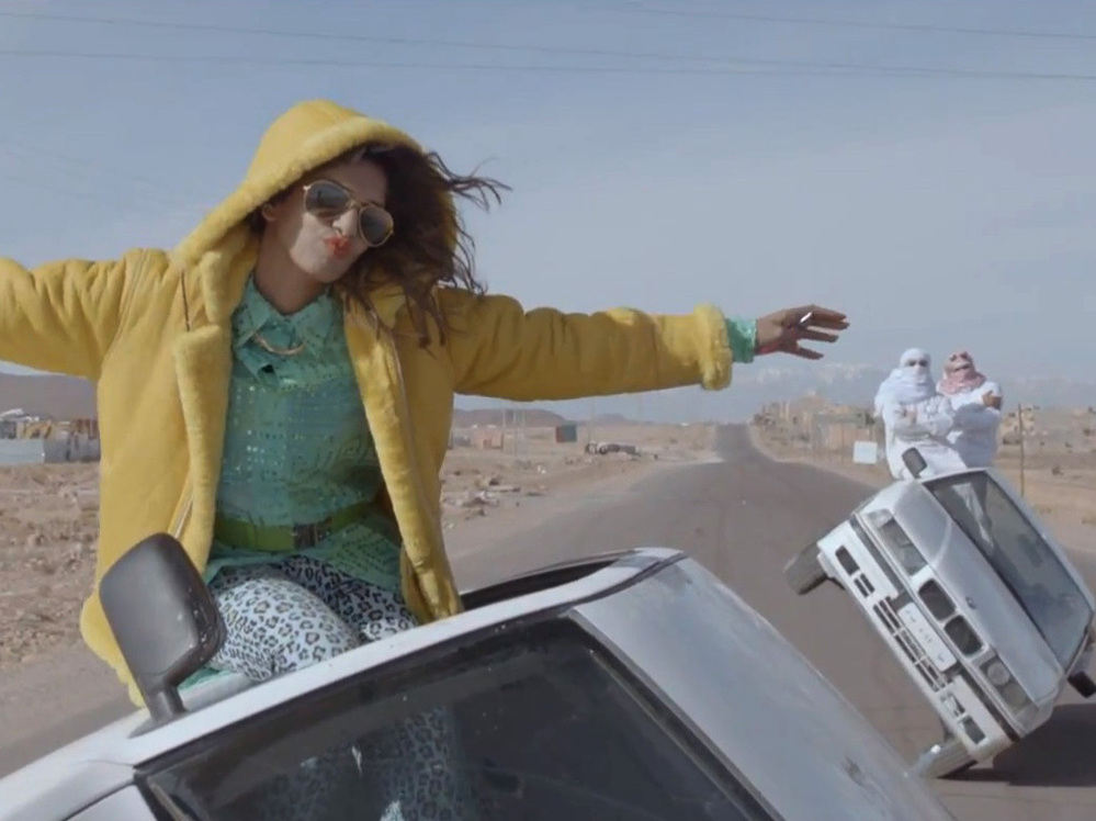 M.I.A. rocks out in 2012.