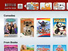 A promotional image for the Netflix Just for Kids portal. The new deal announced with Disney is the first time that one of Hollywood's major studios has sold the coveted rights to Netflix Inc. instead of a premium TV network. A promotional image for the Netflix Just for Kids portal. The new deal announced with Disney is the first time that one of Hollywood's major studios has sold the coveted rights to Netflix Inc. instead of a premium TV network.