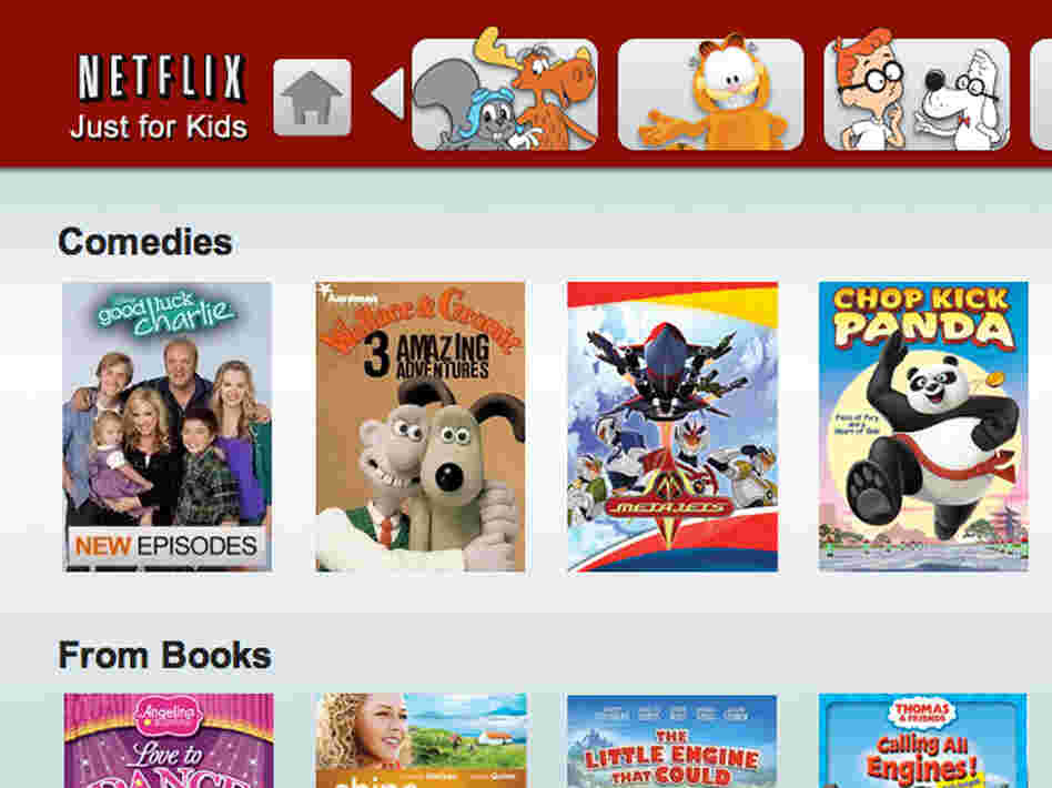 A promotional image for the Netflix Just for Kids portal. The new deal announced with Disney is the first time that one of Hollywood's major studios has sold the coveted rights to Netflix Inc. instead of a premium TV network.