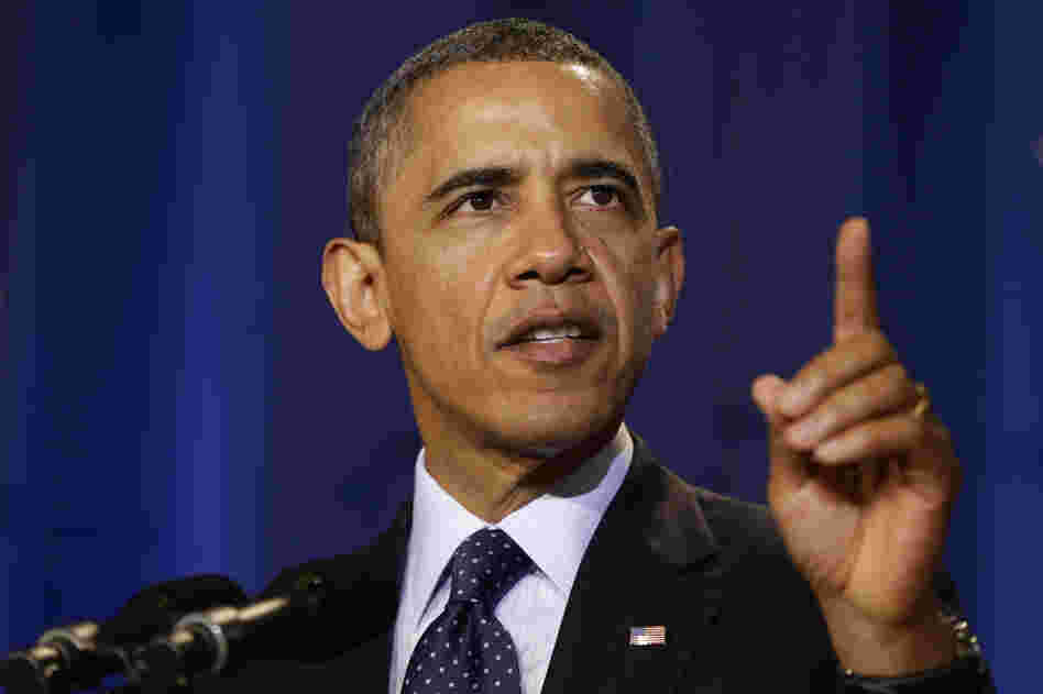 President Obama speaks at the National Defense University in Washington on Monday. Since his re-election four weeks ago, Obama is showing signs of a new, more aggressive leadership style.