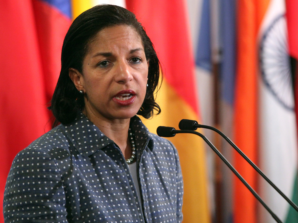U.N. Ambassador Susan Rice.
