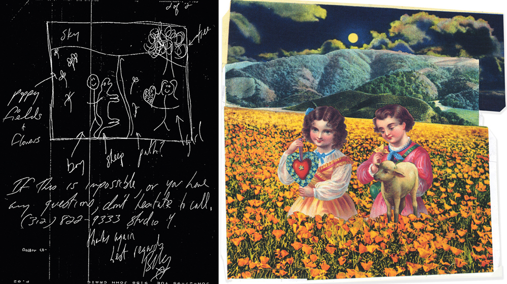 Each of John Craig's illustrations in the Mellon Collie booklet was based on rough directions from Billy Corgan, often sent via fax.