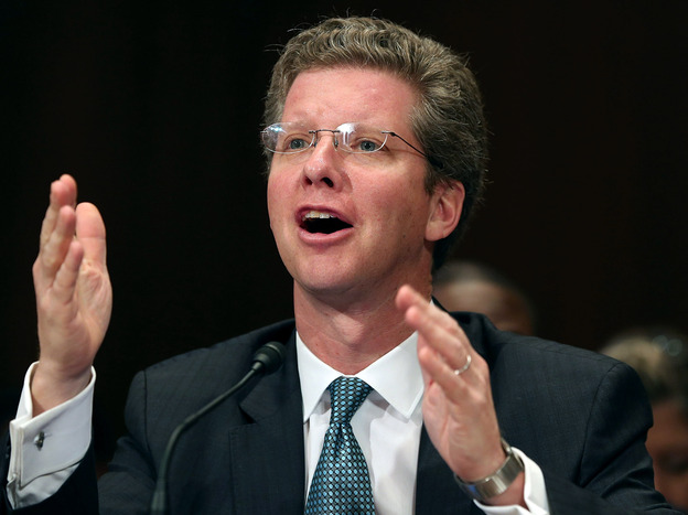 Housing and Urban Development Secretary Shaun Donovan testifies about the damage caused by Hurricane Sandy during a Senate Appropriations Committee hearing Wednesday in Washington, D.C.