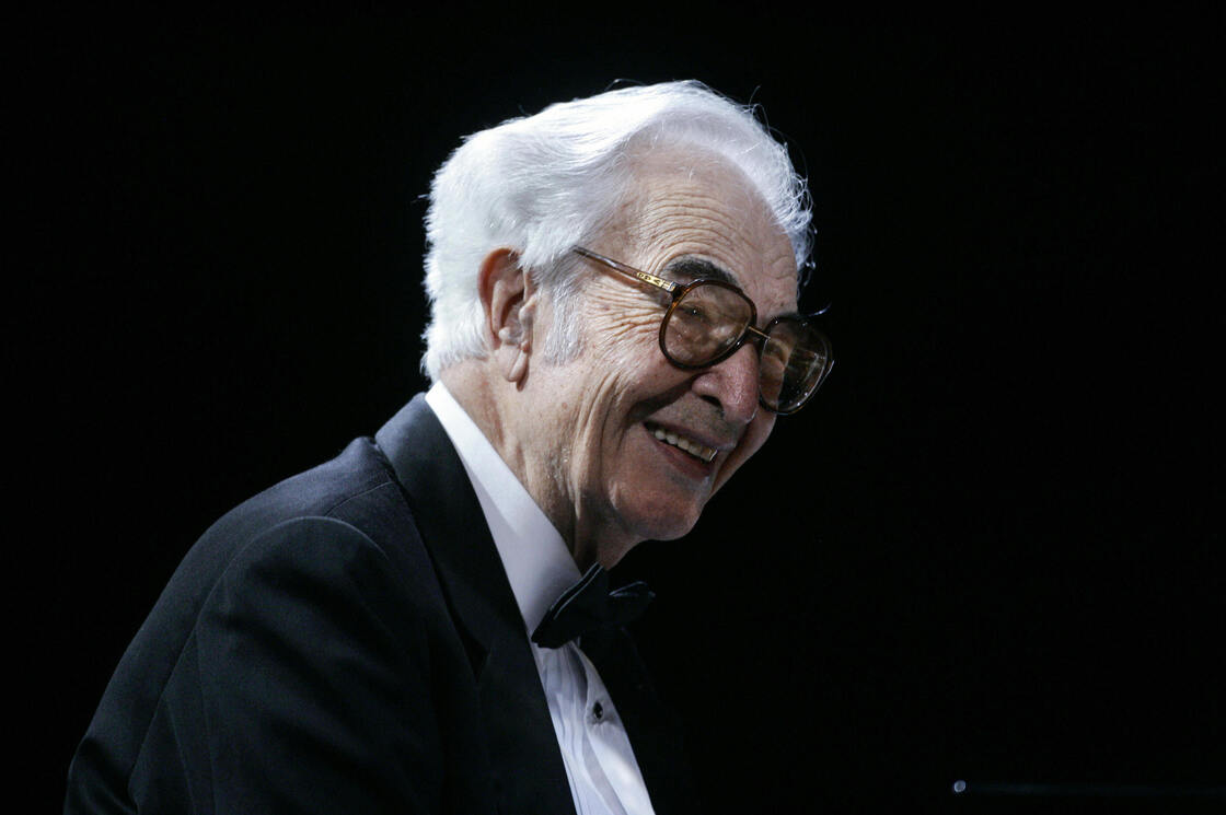 Dave Brubeck performs along with his Dave Brubeck Quartet in November 2005.
