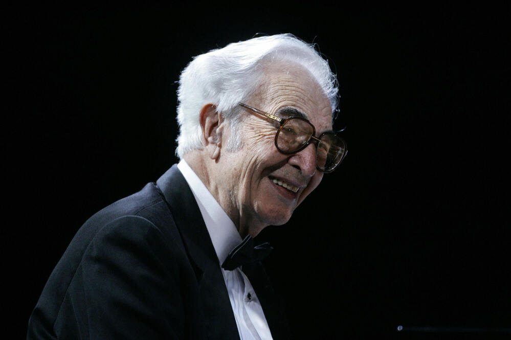 Dave Brubeck performs along with his Dave Brubeck Quartet in November 2005.
