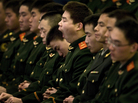 Must ... stay .... awake: A Chinese paramilitary police officer yawns and his colleagues fall asleep while then-President Hu Jintao delivers a speech at the Great Hall of the People in Beijing, China, Dec. 18, 2008. Must ... stay .... awake: A Chinese paramilitary police officer yawns and his colleagues fall asleep while then-President Hu Jintao delivers a speech at the Great Hall of the People in Beijing, China, Dec. 18, 2008.
