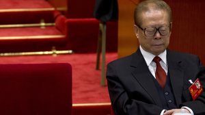 Even the party's top brass isn't immune to the siren call of the snooze: Jiang Zemin, formerly China's president and top party leader, dozes while then-Chinese President and Chinese Communist Party General Secretary Hu Jintao reads a work report during the opening session of 18th Communist Party Congress at the Great Hall of the People in Beijing, Nov. 8.