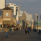 Atlantic City's boardwalk, with its shops, restaurants, casinos and hotels, was mostly protected during Hurricane Sandy by a dune restoration project. But TV images of one small section that was damaged gave the impression that the whole thing was destroyed.